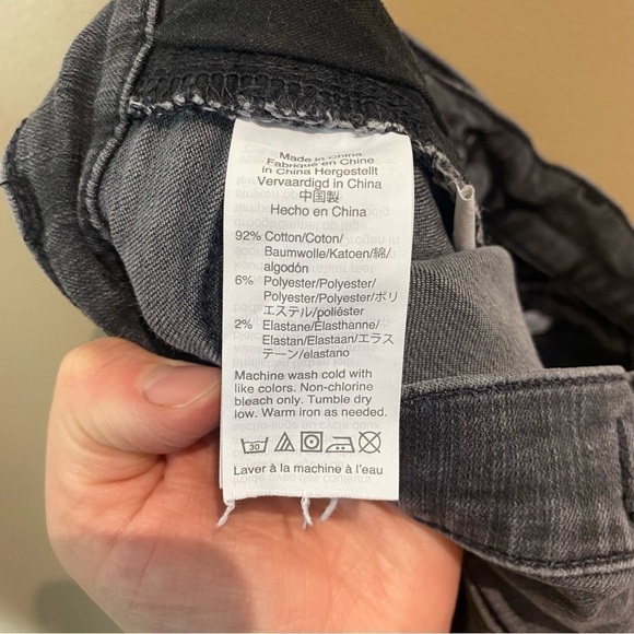 Madewell 9" Mid-Rise Skinny Jeans in Black Sea size 27 - Picture 13 of 15